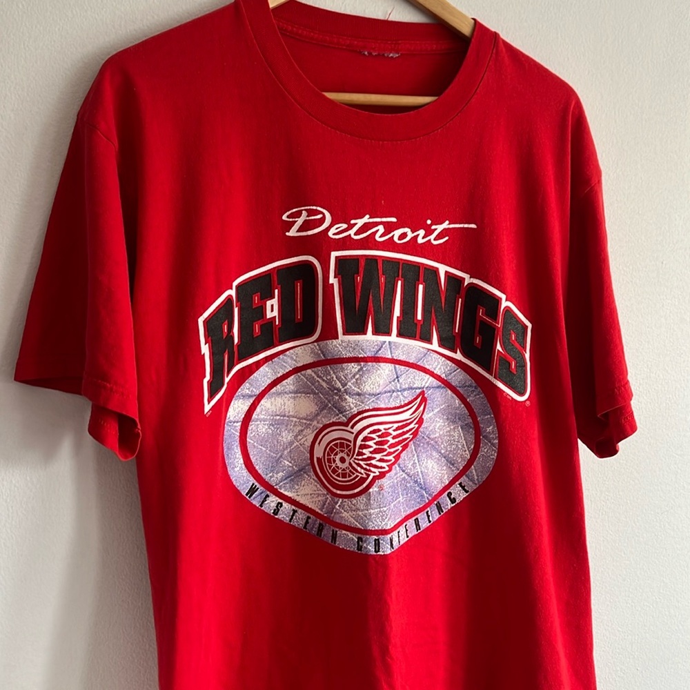 Vintage Detroit Red Wings T-Shirt / NHL / Western Conference / Large